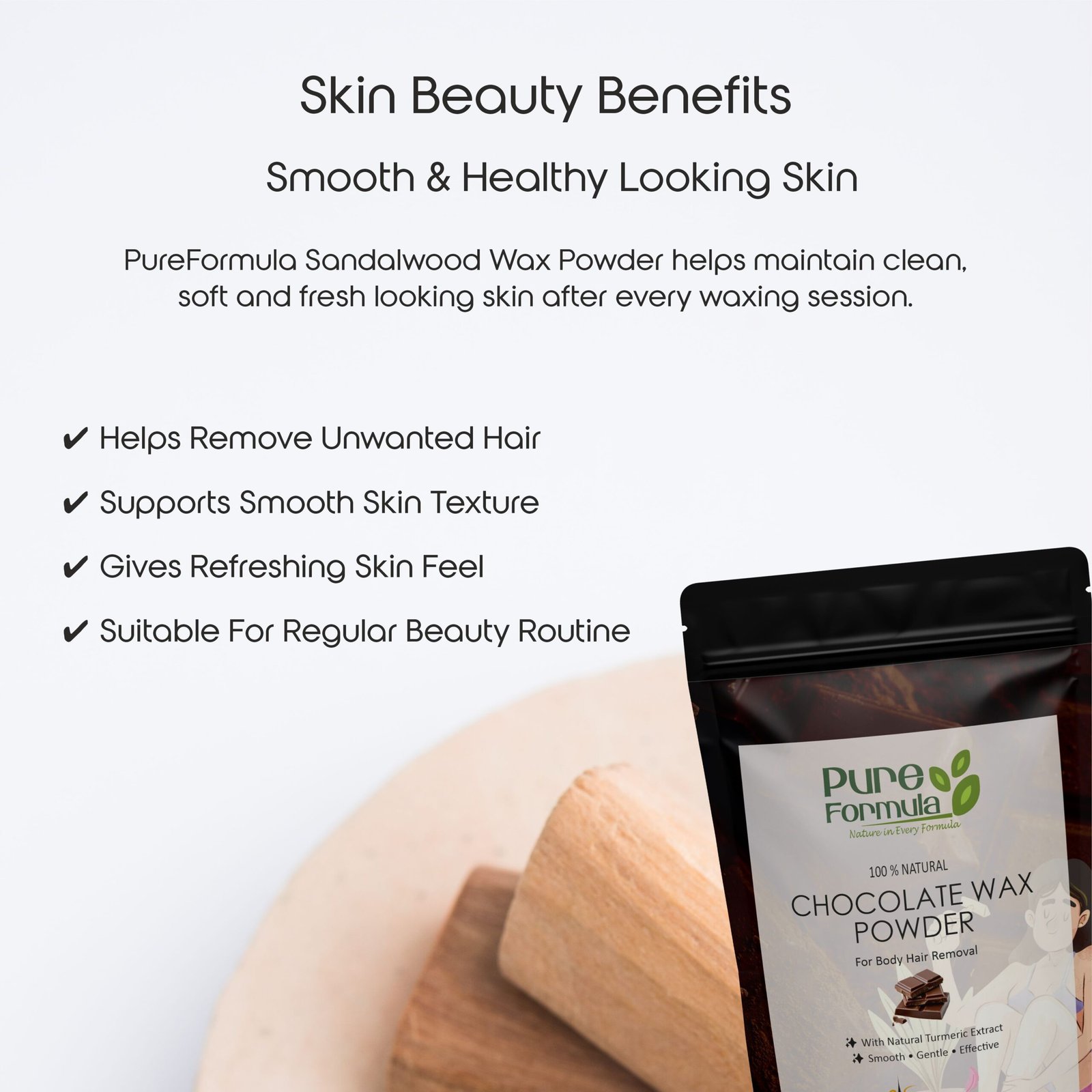 sandalwood wax 100g & rose water 200ml combo | smooth & refreshing skin care sandalwood wax 100g & rose water 200ml combo | smooth & refreshing skin care